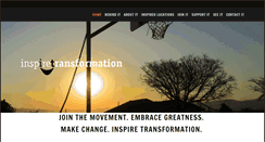 Desktop Screenshot of inspire-transformation.org