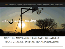 Tablet Screenshot of inspire-transformation.org